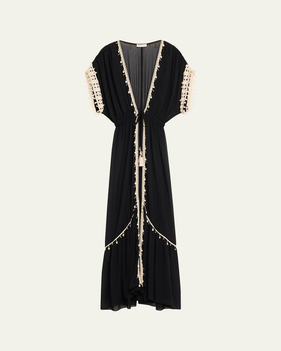 Nikolai Semi-Sheer Maxi Coverup